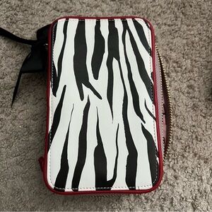 Trish McEvoy Zebra Print Makeup Planner Cosmetic Organizer Case fashion-girl